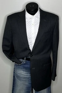 Brooks Brothers Saxxon 1818 Madison Gray Herringbone Wool Blazer Jacket Coat 39R - Picture 1 of 18