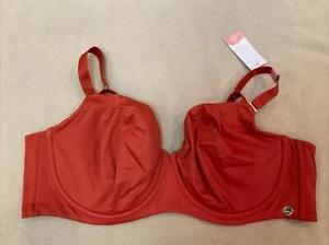 Reggiseno Cacique 44DD Sfoderato Balconetto Arancione Nuovo con etichette $48 - Foto 1 di 5
