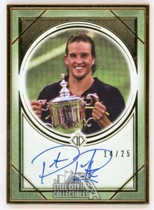 Pat Rafter 2020 Topps Transcendent Tennis Autographed Card 14/25