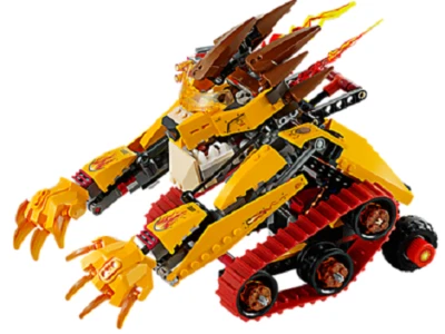 LEGO 70144 Laval’s Fire Lion VEHICLE ONLY ~NO FIGURES~NO BOX~ genuine - Image 1 of 3