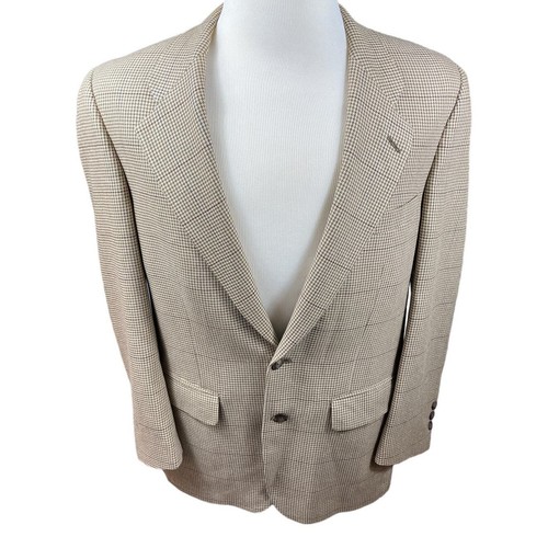 Giacca blazer uomo Burberrys marrone marrone marrone pied de poule
