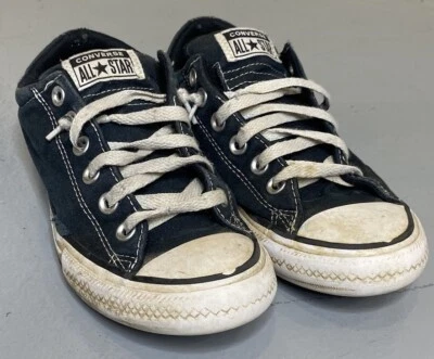 Zapatillas Converse Chuck Taylor All Star Niños 5 Negras Parte Superior Baja Lona A01693F Foto 1 de 4