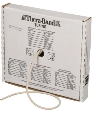 THERA-BAND TAN Theraband Tube By The Foot Resistance Physical Therapy Tubing Rehab