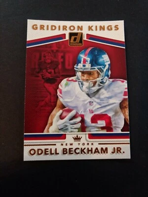 ODELL BECKHAM JR. 2017 Panini Donruss GRIDIRON KINGS #8  New York Giants - Image 1 of 2