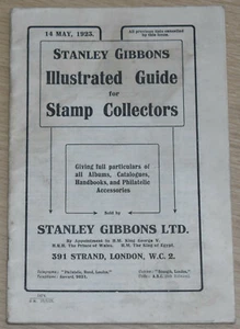 STANLEY GIBBONS ILLUSTRATED GUIDE Stamp Collectors Catalogue - Pub 14 May 1923 - Picture 1 of 7