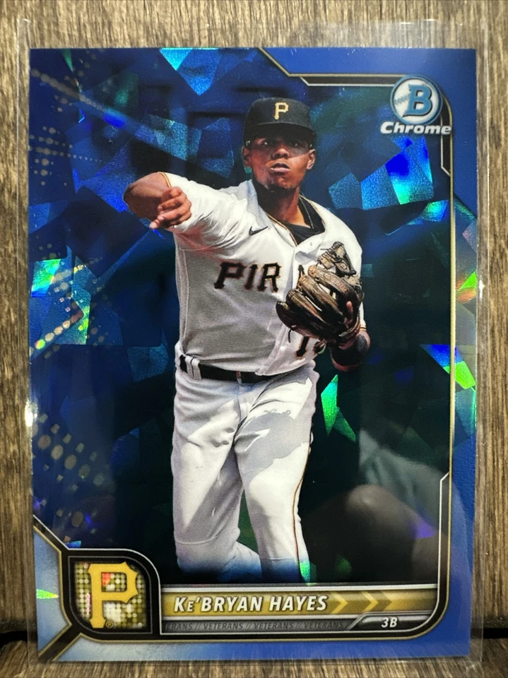 2022 Bowman Chrome Sapphire Ke'Bryan Hayes 49 | Pittsburgh Pirates - Image 1 of 2