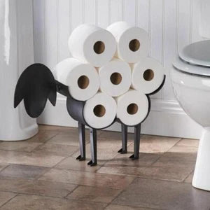Porta carta igienica decorativa per pecore - Conservazione tessuto bagno indipendente - Foto 1 di 20