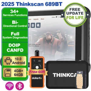 2025 ThinkScan 689BT Car Bidirectional Scanner Auto Full System Diagnostic Tool - Picture 1 of 13