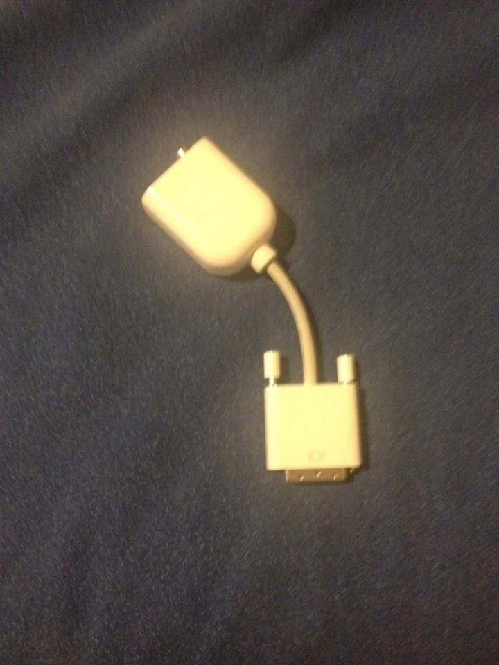 Genuine Apple DVI to Video Adapter M9267G  Composite / RCA & S-Video - Image 1 of 1
