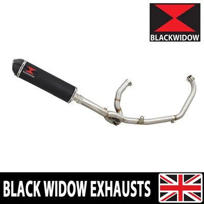 Sistema de escape completo DL650 V-STROM 2017-2024 400 mm silenciador ovalado extremo lata BC40V Foto 1 de 4