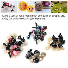 Plastic Eyes Noses With Washers Plush Doll Teddy Bear Animals DIY Toy Spare ♢