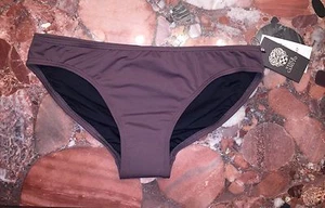 NUEVO CON ETIQUETAS Vince Camuto Teca Marrón Clásico Tiro Bajo Bikini Traje de Baño Parte Inferior Para Mujer S - Imagen 1 de 4