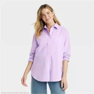 Oversized Long Sleeve Button-Down Shirt - XS *SEE DEAL!!!* - Picture 1 of 3