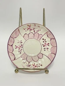 Plato de cerámica rosa floral vintage, Staffordshire Inglaterra - Imagen 1 de 8