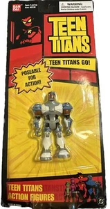 Tarjeta roja Teen Titans Cyborg 3,5 pulgadas Ban Dai primera serie - Imagen 1 de 3