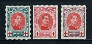 Belgium 1914 Set, King Albert Never Used - Picture 1 of 2