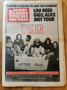 NME newspaper February 1st 1977 Little Feat Led Zeppelin in the USA - Picture 1 of 2