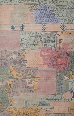 Handgetufteter Wolle teppich 120x180 Multi-Pfirsich Modern Wohnzimmer SH251 - Bild 1 von 4