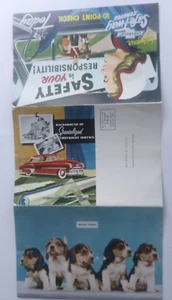Vtg 1952 Chevrolet Dover Motor Co. Maine Calendar Brochure Ad Mailer BEAGLE DOGS - Picture 1 of 12