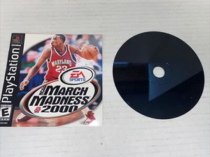 March Madness 2000 Sony Playstation One PS1 PSX Game Free Ship- No Case - Picture 1 of 2