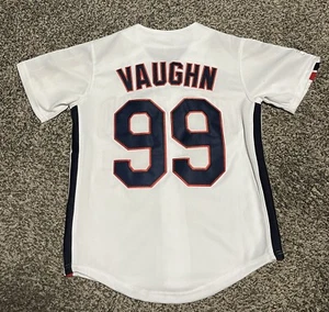 NEW Cleveland Indians Jersey | Rick Vaughn #99 Major League Youth Large Sewn - Picture 1 of 4