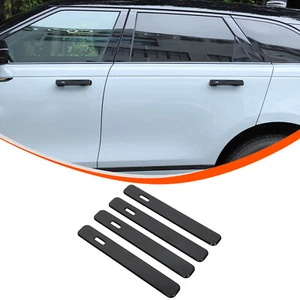 Glossy Black Exterior Door Grab Handle Trim Cover For LR Range Rover Velar 2017+ - Picture 1 of 9