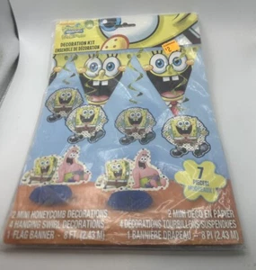 SpongeBob SquarePants 7 pc. Table Decorating Kit Birthday Party Set New - Picture 1 of 8
