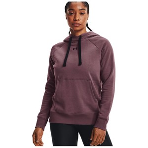 under armour women's rival colorblock fleece moletom com capuz