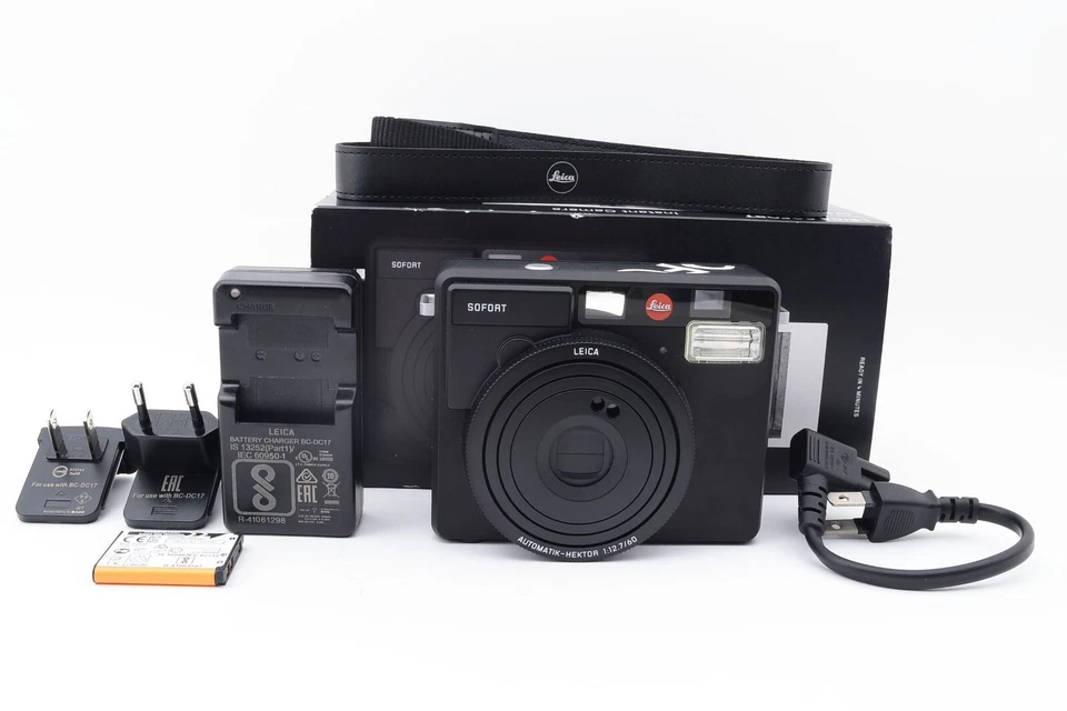 🚀🎁《MINT w/BOX STRAP》Leica Sofort Black 19111 Instant FIlm Camera From JAPAN✈✈✈ - Image 1 of 4