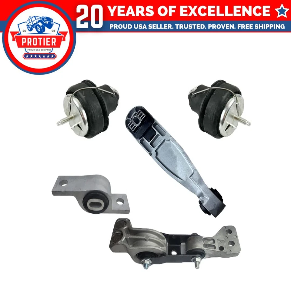 Fits 2007-2014 Volvo XC90 3.2L Engine Motor & Torque Strut Mount Set 5PCS : - Bild 1 von 2