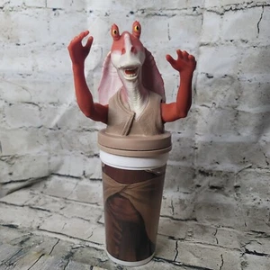 Vintage Star Wars Episode 1 Jar Jar 1999 Collector Cup Appx 13" no Straw - Picture 1 of 6