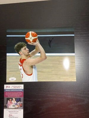 Alperen Sengun Houston Rockets Signed 8x10 Photo Autograph Invest Hot Jsa Coa - Image 1 of 4