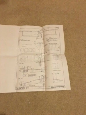 Aeromodeller scale drawing No. 2997 Albatros CI 1/48 & 1/72 scale - Image 1 of 4