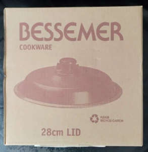 Bessemer Cookware 28cm Lid - Ebony Colour - New & Unopened - Picture 1 of 2