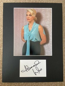 Hannah Waddingham autograph - signed card - Game of Thrones