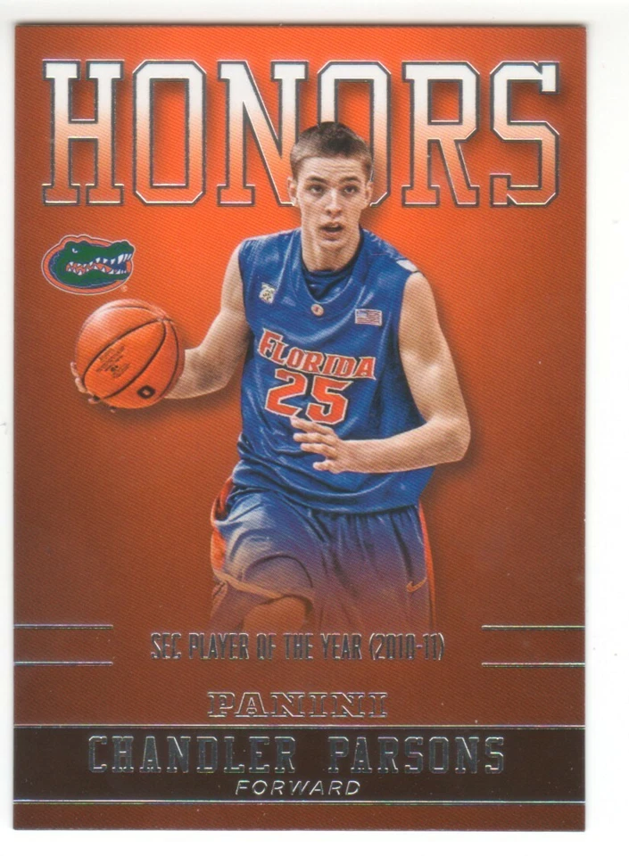 Panini Collegiate Florida Honors 2015 #CPFL Chandler Parsons - plano envío y devolución Foto 1 de 1