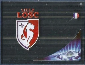 PANINI UEFA CHAMPIONS LEAGUE 2012-13- #408-LILLE TEAM BADGE-SILVER FOIL - Picture 1 of 1