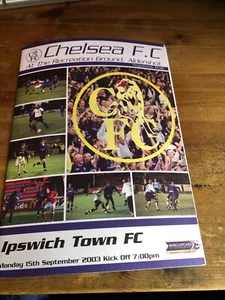 Chelsea reserves v Ipswich Town res Premier League res football programme 03/4 - Picture 1 of 2