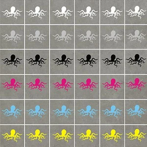 OCTOPUS Wall Art Stickers (decals) Waterproof,will work on tiles/glass/ceramics - Picture 1 of 3