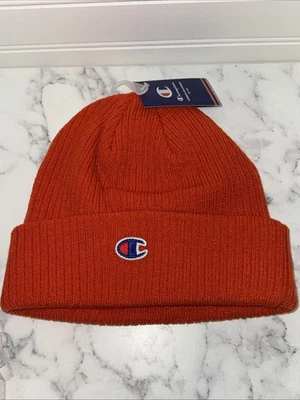 Champion 罗纹针织铐边豆豆辣橙色新品  — 第 1/4 张图片