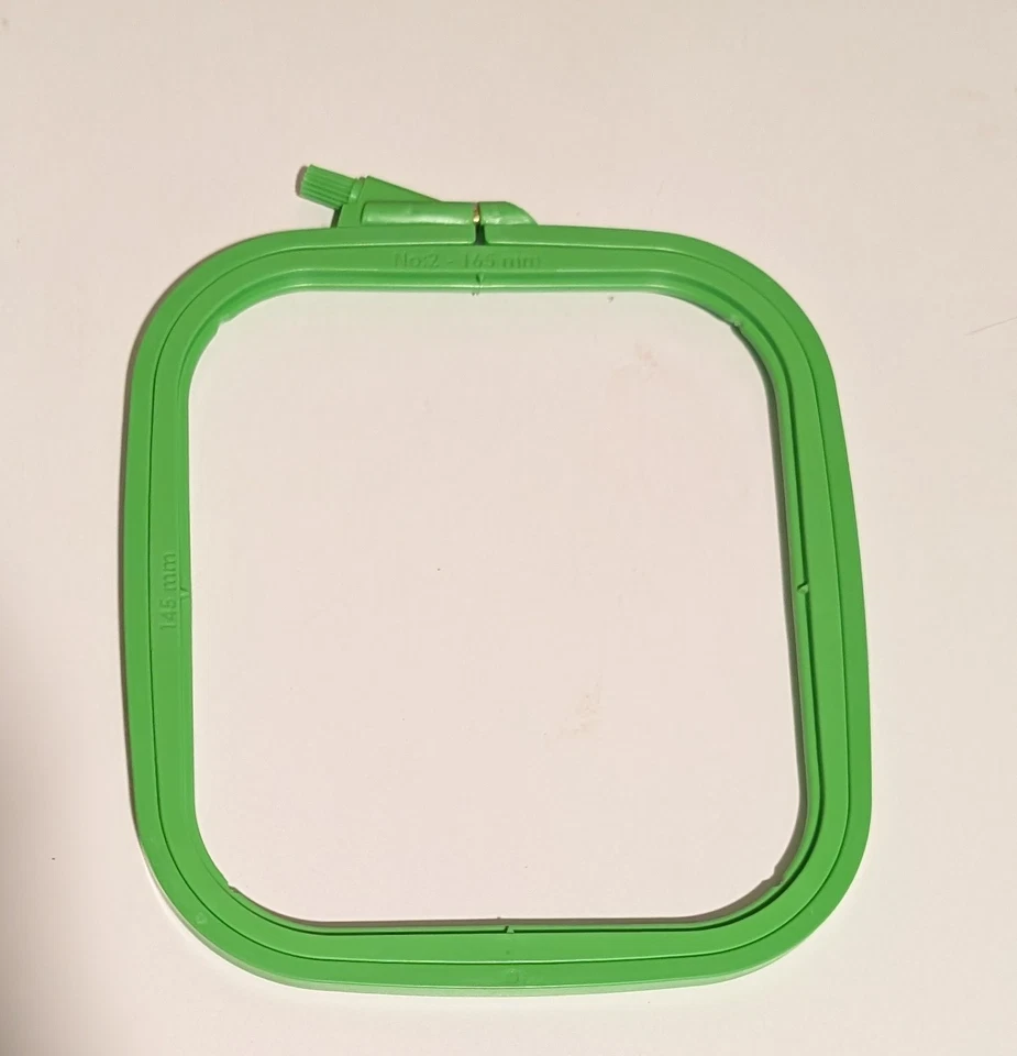 Nurge Green No 2 Embroidery Cross Stitch Hoop 145 X 165 mm - Image 1 of 2