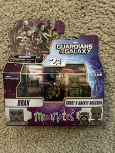 GUARDIANS OF THE GALAXY DRAX GROOT ROCKET MINIMATES TRU EXCLUSIVE MISP 2014 HTF - Picture 1 of 1