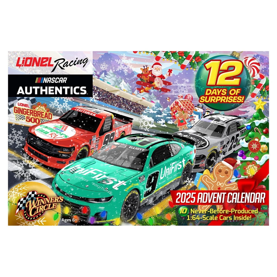Calendario de Adviento 12 Días de Diecast 2025 1:64 Diecast en Caja Coleccionable Especial Foto 1 de 2