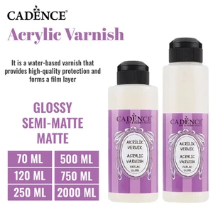 Cadence Wasserbasierter Lack 70ML / 2 LT– Matt, Halbmatt, Glänzend - Bild 1 von 7
