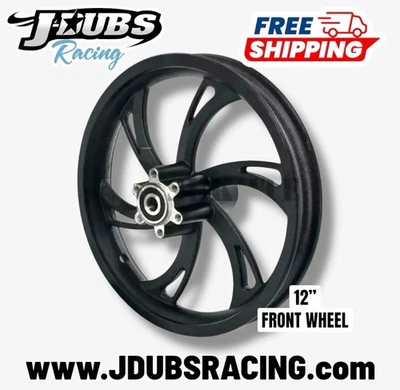 12” Front Wheel - Fits 12 X 1.75/2.125/2.5'' Tire - ebike - Scooter  - Bicycle - Image 1 of 4