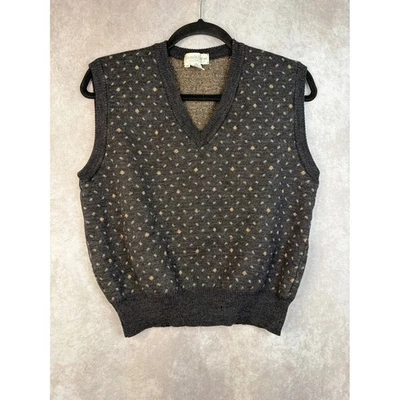 Chaleco Suéter De Colección Tricots St Raphael 100% Lana Cuello en V Talla Mediana LEER Foto 1 de 4