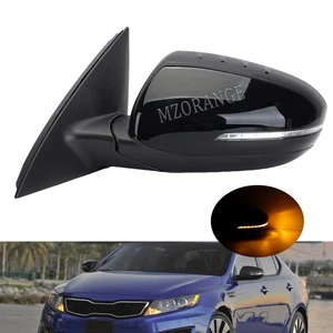 Side Mirror For Kia Optima 2011-2013 Sedan Driver Side Gloss Black Manula Fold - Bild 1 von 15