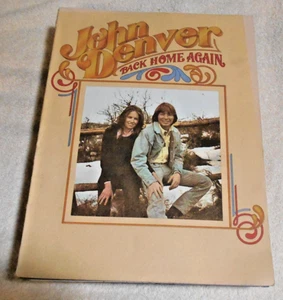 John Denver, Back Home Again, Paperback, Sheet Music, 1974 - Picture 1 of 1