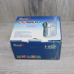 Videocámara digital Omni 2 5,0 megapíxeles - cable incluido) funciona con pilas con caja - Imagen 1 de 13