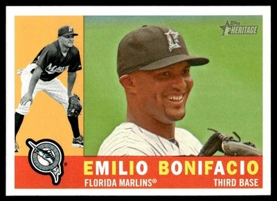 2009 Topps Heritage Emilio Bonifacio Florida Marlins #564 - Image 1 of 2